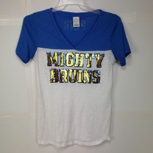 VS Pink Mighty Bruins Boston Hockey Shirt Womens L